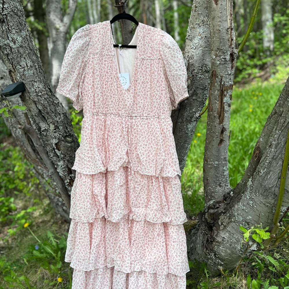 Floral Tiered Maxi Dress